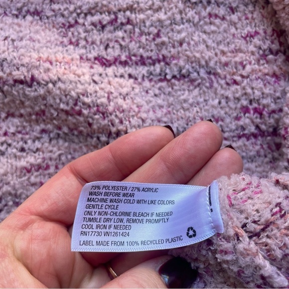 Art Class Girls Size L(10/12) Winter Marled Turtleneck Pullover Sweater. - Picture 5 of 5